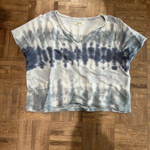 Madewell Crop Tie Dye Tshirt